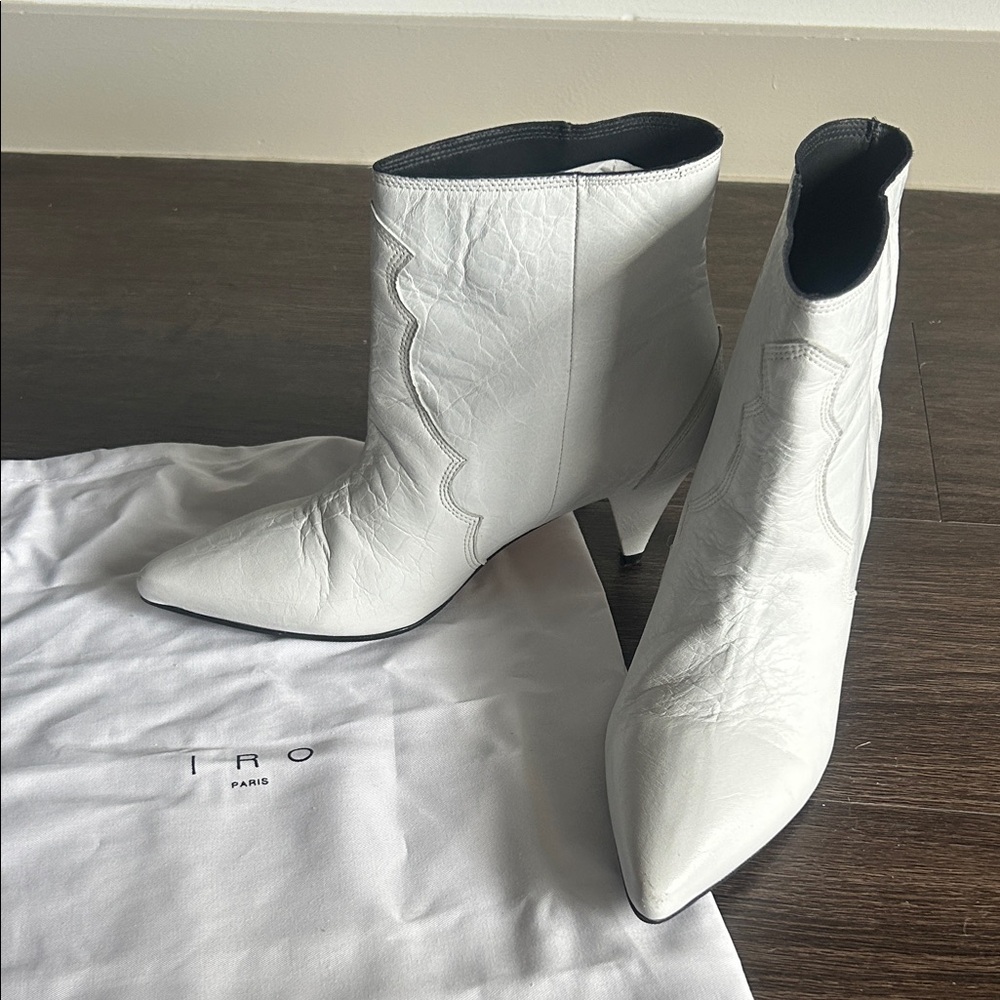 Iro Leather Ankle Boots size 8 with dustbag